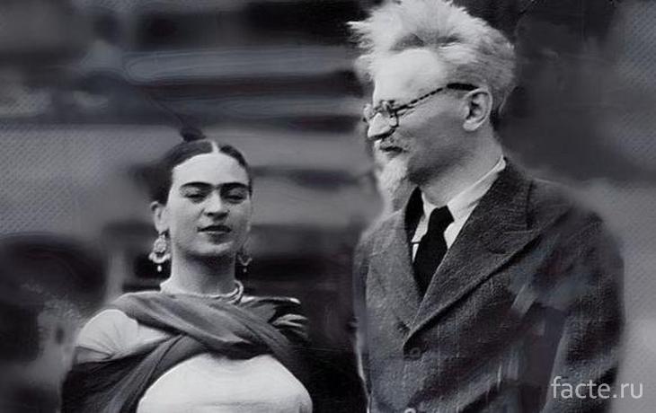 ЛевТроцки и Фрида Кало са били близки приятели.