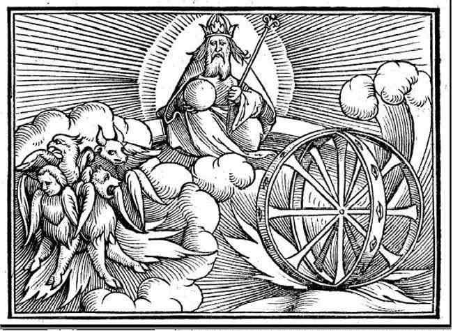 Видението на Езекиил, Цюрихска Библия, Wikimedia Commons