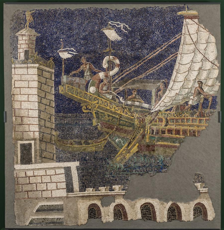 Римски мозайки в Археологическия музей