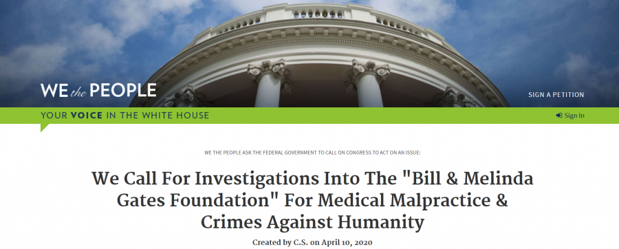 500 000 искат разследване на Бил Гейтс за престъпления срещу човечеството