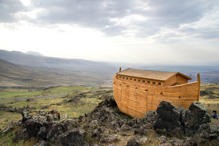 Макет на Ноевия ковчег в планината Арарат