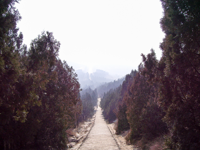 Пътят към мавзолея Qianling на Ву Зетиан