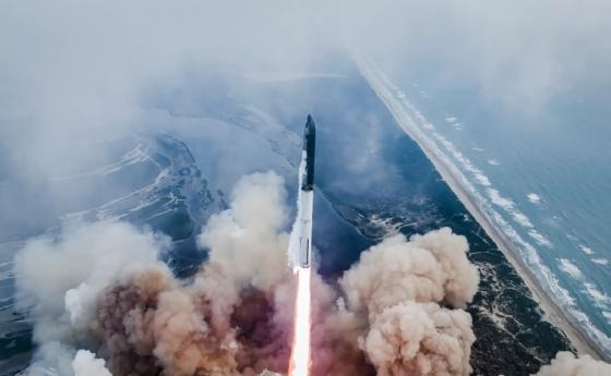 Starship на SpaceX все пак успешно излетя и достигна орбита за първи път